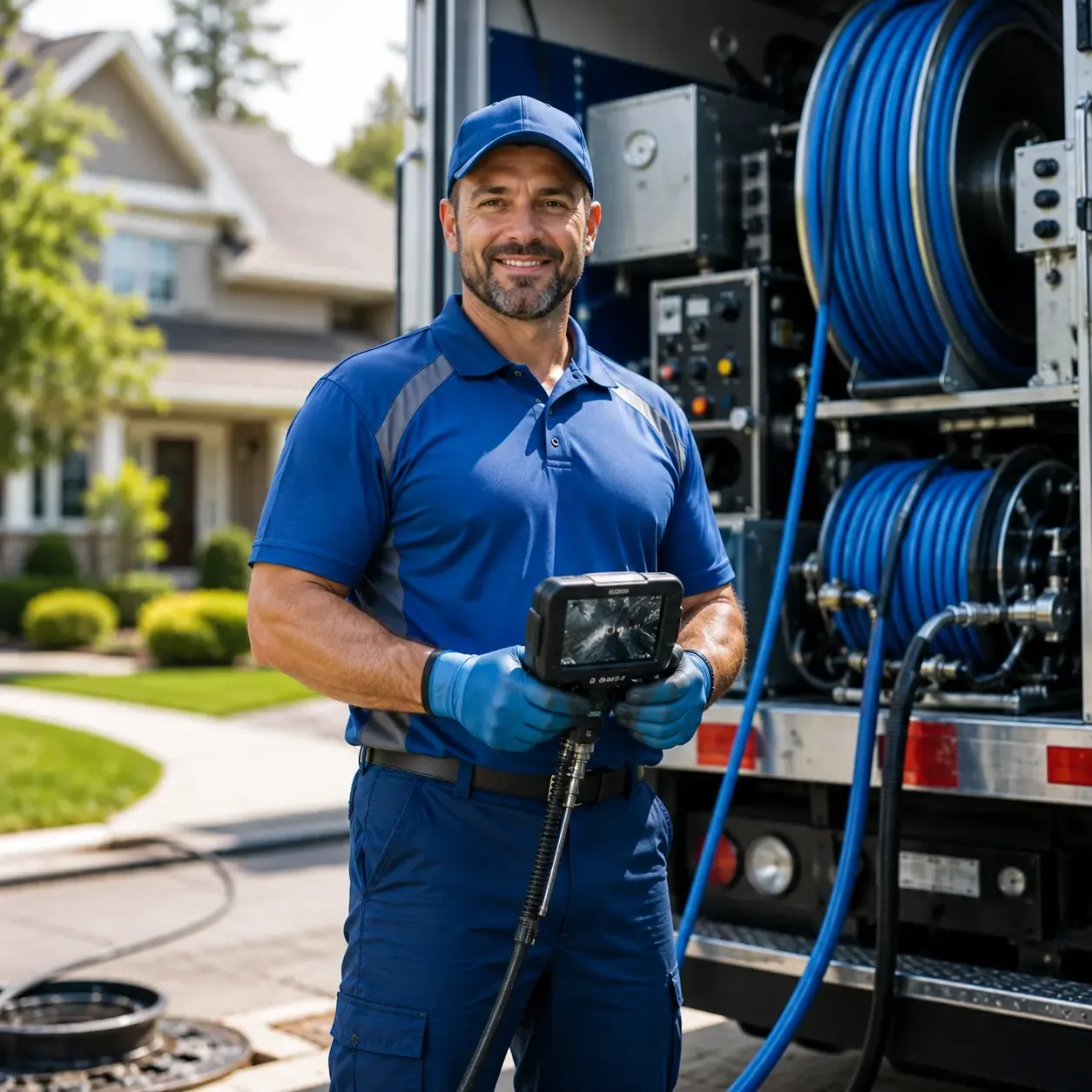 Local outdoor drain cleaning specialists in Amherst, TX